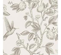 Shein Papel tapiz autoadhesivo con diseño de colibrí y árbol de limón - 44,96 cm x 6,5/9,8 pies | Mural de vinilo removible e impermeable para una decoració