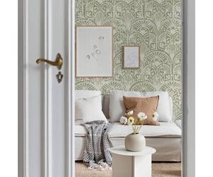 Shein Papel tapiz autoadhesivo y removible con arcos estilo bohemio DECO ARCHES para decoración del hogar, arte de pared, decoración de habitaciones, pegati