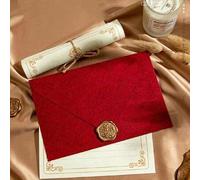Shein Paquete de 10 sobres de alta calidad comerciales, invitaciones de boda de lujo, tarjetas de visita, papelería fina, tarjetas de regalo, invitaciones V
