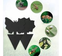 Shein Paquete de 60 trampas adhesivas para moscas de la fruta, mosquitos y plantas, de doble cara, para uso en interiores y exteriores, para atrapar moscas