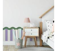Shein Pegatina de pared en forma de arco, calcomanías de pared con escamas, pegatinas de vinilo autoadhesivas, decoración de habitación y guardería, pegatin