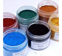 Shein Pigmento en polvo de hormigón DIY, 48g - Colorante a base de agua para yeso, resina epoxi artesanías y joyería, disponible en 12 colores vibrantes, po