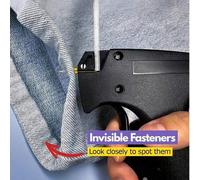 Shein Pistola de costura para ropa, herramienta de reparación rápida portátil de mano, juego de herramientas de reparación de ropa, pistola de etiquetado co
