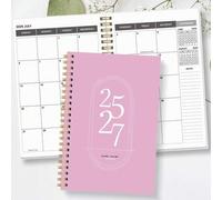 Shein Planificador 2025-2027, Planificador semanal y mensual, Cuaderno con espiral, Agenda académica, Diario de agenda, Mejora de la productividad, 8*6 pulg