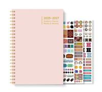 Shein Planificador 2026-2027, Planificador semanal y mensual, Cuaderno espiral, Agenda académica, Diario de agenda, Mejora de la productividad, 8*6 pulgadas