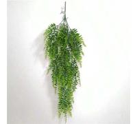 Shein Plantas artificiales colgantes de helecho verde simuladas - Helechos realistas, adecuados para decoración de bodas, fiestas de cumpleaños, actividades