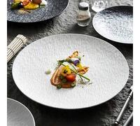 Shein Plato de plástico estilo japonés, plato de cena con efecto esmerilado retro, plato de ensalada, plato de postre, adecuado para el hogar, dormitorio, c