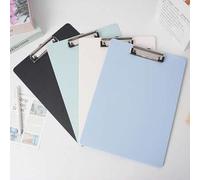 Shein Portapapeles A4, soporte de documentos de plástico ligero, portátil para oficina, escuela, exámenes, facturas, cuadernos, útiles escolares