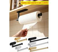 Shein Portarrollos de cocina, portarrollos de film transparente, portarrollos de papel higiénico adhesivo, portapañuelos, organizador de gabinete, toallero,