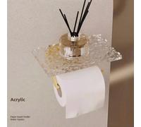 Shein Portarrollos de papel higiénico con estante para teléfono, decoración de baño, estante para rollos de papel higiénico con montaje en pared adhesivo o