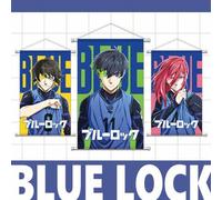 Shein Póster colgante de anime Blue Lock de 60x40cm, adecuado para regalos de cumpleaños, Navidad, Halloween, regalos perfectos, papelería