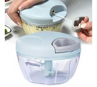 Shein Procesador De Alimentos Manual Portátil De 1 Pieza Y 500 Ml Para Cortar Verduras, Prensa De Ajo, Cortador De Cebolla, Frutas, Nueces Y Hierbas, Picado