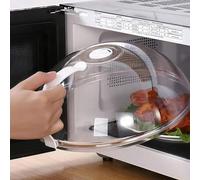 Shein Protector contra salpicaduras para microondas, Tapa reutilizable para alimentos en microondas, Cubierta contra salpicaduras para horno microondas, Tap