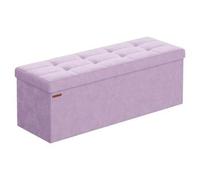 Shein Puff Almacenaje, Baúl de Almacenaje Plegable, 38 x 110 x 38 cm, Taburete Reposapiés, Banco de Cubo, Soporta hasta 300 kg, para Sala de Estar, Dormitor