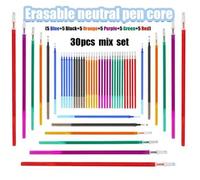 Shein Recarga de gel borrable de alta calidad, mango de tinta mágica lavable de seis colores clásicos de 0.5mm, adecuado para regalo de cumpleaños, escritur
