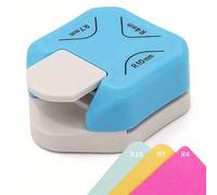 Shein Recortadora de esquinas mini 3 en 1, máquina de corte de esquinas de alta resistencia, perforadora de esquinas duradera R4/R7/R10mm, cortadora de pape