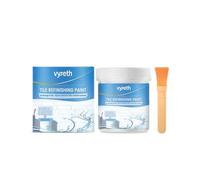 Shein Recubrimiento, Pintura Impermeable Antideslizante para Baño, Ducha, Cocina y Piso, Pintura de Renovación de Azulejos a Base de Agua con Brocha, Sin Da