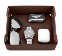 Shein Regalo del Día del Padre Bandeja Organizadora de Cuero Sintético Adecuada para Entrada, Escritorio, Llaves, Billetera, Reloj, Monedas, Teléfono, Joyas