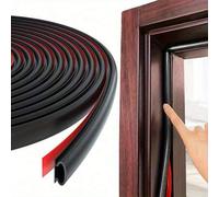 Shein Rollo de 6m de tira de sellado para puerta anti-robo, tira autoadhesiva resistente al desgaste y a prueba de viento para sellar espacios en puertas, i