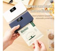 Shein Sellador de Alimentos Automático Recargable Portátil, Batería de Litio de 1300mAh, Adecuado para la Conservación de Alimentos Secos y Húmedos y el Sel