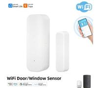 Shein Sensor de puerta y ventana WiFi, sensor de inteligente para el hogar, compatible con Alexa y la aplicación Tuya/Smart Life, sin necesidad de hub, aler