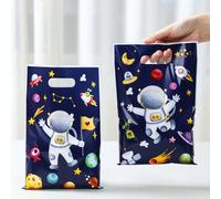 Shein Set de 10/25/50 bolsas de regalo con temática de astronauta, bolsas de recuerdo para fiesta de cumpleaños de astronauta, embalaje de regalo de boda, b