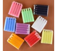 Shein Set de 10 piezas de velas en forma de macarrón, multicolor, adecuadas para iluminación diaria, decoración, experimentos, festivales y otras ocasiones.