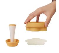 Shein Set de 2 piezas de cortador de pastelería y molde para tartas con forma de flor - Ideal para hornear tartas, galletas y pasteles - Utensilios y acceso