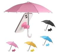 Shein Set de 2 sombrillas para teléfono, sombrilla para teléfono anti-UV - Soporte ajustable y lindo, con ventosa, parasol para teléfono anti-reflejo para e