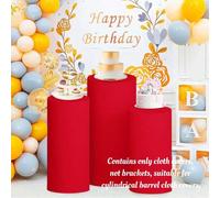 Shein Set de 3 piezas de soportes de pedestal con forma de cubo para postres, soportes de pedestal cilíndricos flexibles para fiestas, bodas o decoración de