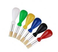 Shein Set de 4 piezas/Set de 6 piezas Pinceles fáciles de sujetar, pinceles de artista con mangos antideslizantes para pintura DIY, manualidades, artes y ar