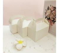 Shein Set de 5/10 unidades Cajas de regalo portátiles, cajas para pastel de boda, cajas para obsequios de fiesta de cumpleaños, cajas de papel creativas par