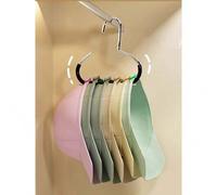 Shein Set de 5 piezas Soporte de almacenamiento antideslizante para sombreros, gancho creativo de aro redondo para colgar ropa, ganchos colgantes de acero i