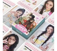Shein Set de 92 piezas de pegatinas de tarjetas Lomo, 60 piezas de tarjetas fotográficas de ídolos + 32 piezas de pegatinas decorativas, Colección de fans Y