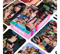 Shein Set de 96 piezas de tarjetas de fotos de ídolos K-Pop KATSEYE, tarjetas de apoyo de grupo popular, tarjetas coleccionables clásicas de K-POP, regalo d