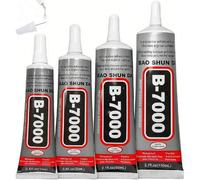 Shein Set de pegamento B7000 con strass y purpurina de 3/15/50/110ml con pinzas, adecuado para manualidades DIY, tocados, broches, reparación de teléfonos,
