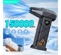 Shein Soplador de nieve inalámbrico de alta potencia, herramienta para el patio, el césped y el jardín/eliminación de nieve, ventilador turbo súper, motor s