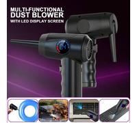 Shein Soplador inalámbrico de 4 velocidades ajustables + 5000RPM con flujo de aire súper potente, eliminación de polvo en toda la casa en un solo paso, limp