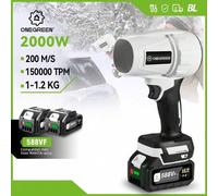 Shein Soplador turbo eléctrico, ventilador de chorro sin escobillas, juego de herramientas de soplado de polvo de mano para secador de coche violento de 200