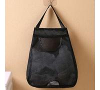 Shein Soporte de almacenamiento para bolsas de plástico, bolsas de basura y bolsas de compras, soporte plegable colgante de malla transpirable para bolsas d