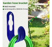 Shein Soporte de pared expandible para almacenamiento de manguera de jardín, gancho para grifo exterior, utilizado para organizar y almacenar mangueras de j