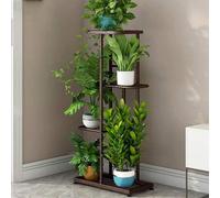 Shein Soporte para plantas de interior de 4 niveles, soporte metálico para macetas, estante esquinero para varias plantas, ideal para sala de estar, jardín,