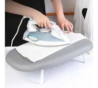 Shein Tabla de planchar mini plegable y extraíble, tabla de planchar multifunción ajustable de alta temperatura para el hogar y la residencia estudiantil, p