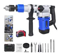 Shein Taladro percutor 1080W Taladro percutor 6 julios Martillo para calafatear eléctrico SDS-Plus Martillo de demolición eléctrico Taladro percutor eléctri