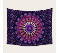 Shein Tapiz con estampado de mandala, bandera para habitación, decoración de habitación, tapiz, decoración de pared, arte de pared, artículos de habitación,