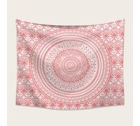 Shein Tapiz con estampado de mandala, tela decorativa colgante para la decoración del hogar, bandera para habitación, decoración de la habitación, tapiz, de
