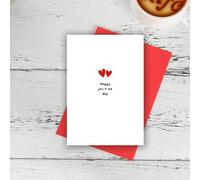 Shein Tarjeta de cumpleaños, tarjeta de aniversario, feliz día para ti y para mí, tarjeta de aniversario para novio, novia, esposo, esposa, pareja, tarjeta