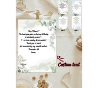 Shein Tarjetas de felicitación personalizadas, notas de agradecimiento personalizadas, tarjetas de mensaje, tarjetas de boda y fiesta de cumpleaños, etiquet