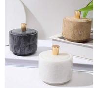 Shein Tarros de especias de mármol, recipientes para condimentar de cocina y comedor, tarros para almacenar sal y azúcar, recipientes creativos para glutama