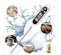Shein Termómetro digital de alimentos, termómetro de carne de lectura instantánea, adecuado para asar y cocinar, con retroiluminación, sonda digital de alim